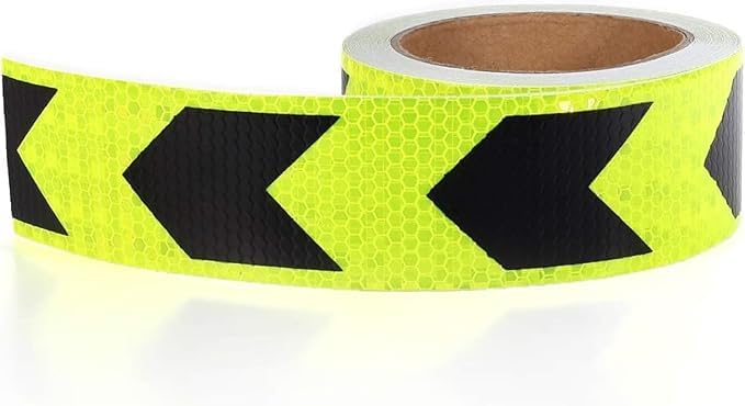 Duravel Green and Black Arrow Reflective Tape - 50 Metres - Image 3